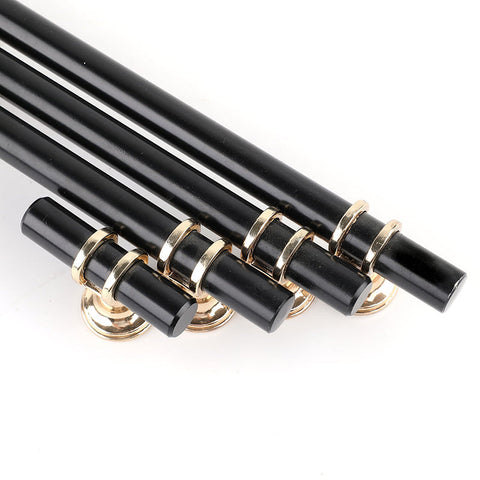 10 Pack Black Cabinet Pulls, Cabinet Handles, Barrel Cabinet Handles Black Drawer Handles.