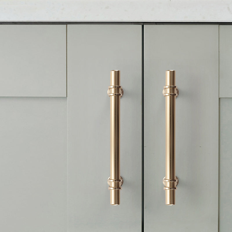 Cabinet Handles Solid Modern Drawer Pulls Gold Hardware Pulls for Kitchen.