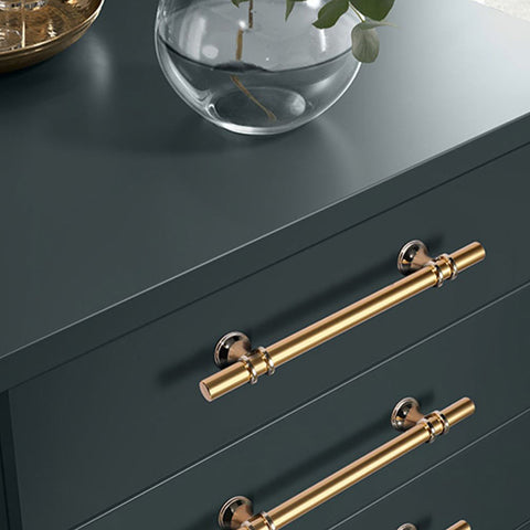 Cabinet Handles Solid Modern Drawer Pulls Gold Hardware Pulls for Kitchen.