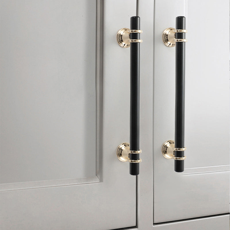 Matte Black Cabinet Handles Solid Modern Drawer Pulls Hardware Pulls for Kitchen.