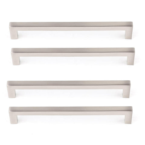 6 3/4" Cabinet Handles Brushed Brass Cabinet Hardware Cabinet Pulls.