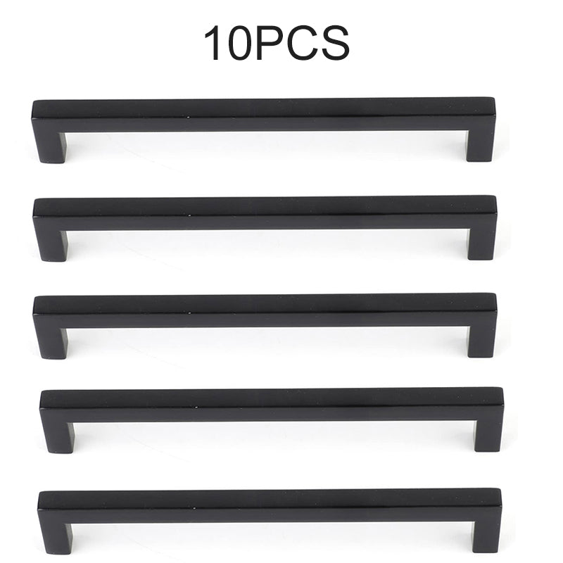 6 3/4"Kitchen Square Cabinet Handles Matte Black Drawer Pulls Kitchen Cabinet.