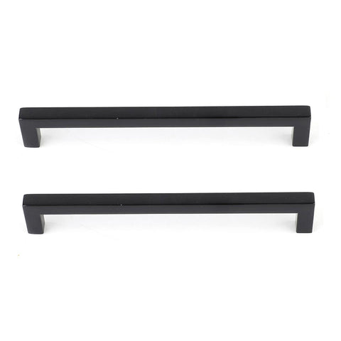 6 3/4"Kitchen Square Cabinet Handles Matte Black Drawer Pulls Kitchen Cabinet.