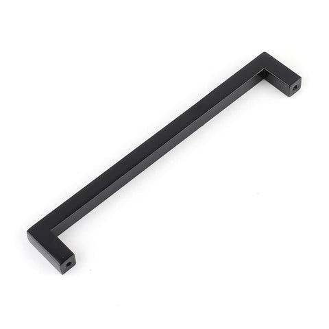 6 3/4"Kitchen Square Cabinet Handles Matte Black Drawer Pulls Kitchen Cabinet.