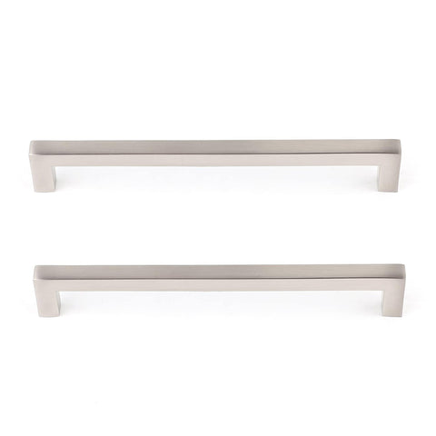 6 3/4" Cabinet Handles Square Pulls Brass Cabinet Hardware for Cupboard Kitchen.
